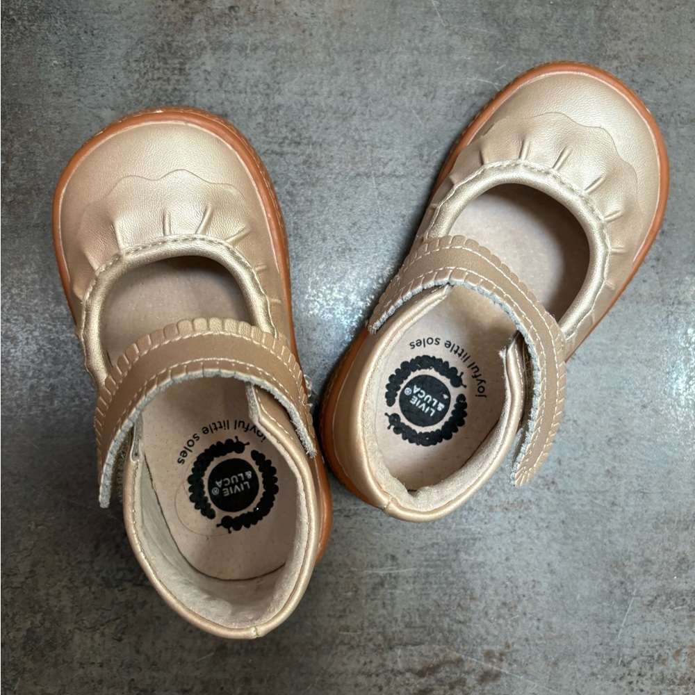 Never worn Livie and Luca (pinkish gold) sandals. Brand new condition.